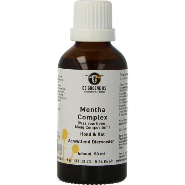 Groene Os Menta complex hond/kat (50 Milliliter)