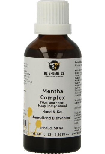 Groene Os Menta complex hond/kat (50 Milliliter)
