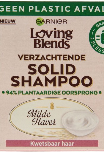 Garnier Loving blends solid shampoo milde haver (60 Gram)