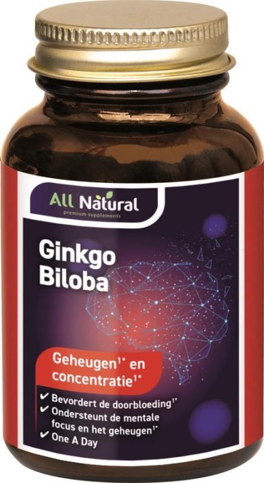 All Natural Ginkgo biloba (60 Capsules)