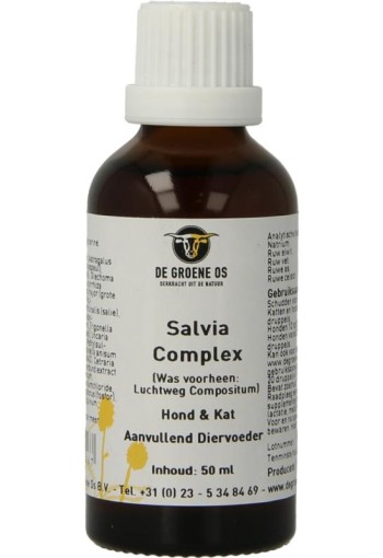 Groene Os Salvia complex hond/kat (50 Milliliter)