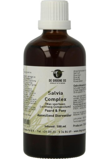 Groene Os Salvia complex paard/pony (100 Milliliter)