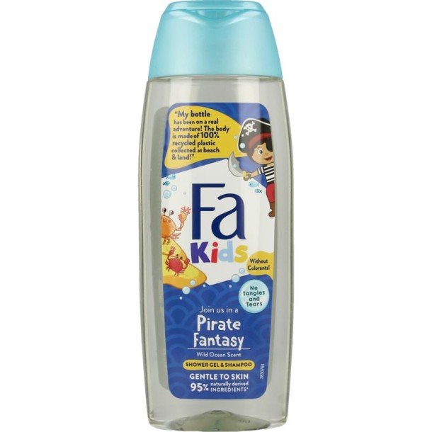 FA Kids douche & shampoo piraat (250 Milliliter)