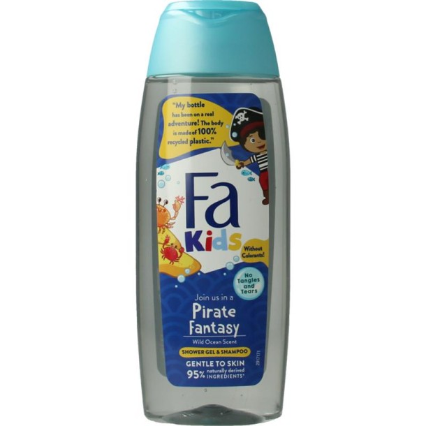 FA Kids douche & shampoo piraat (250 Milliliter)
