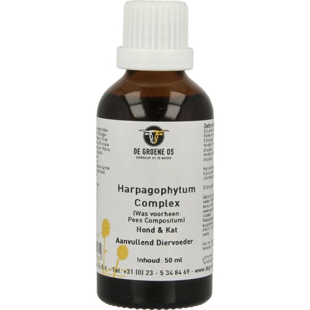 Groene Os Harpagophytum complex hond/kat (50 Milliliter)