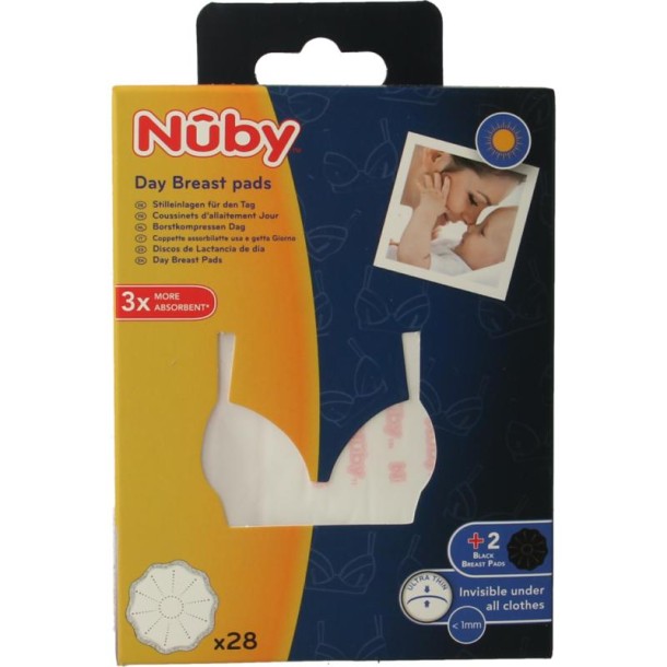 Nuby Borstcompres ultra dun (28 Stuks)