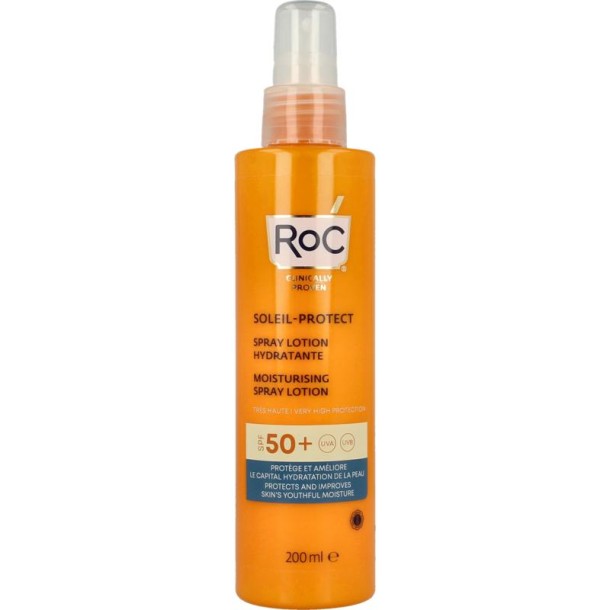 ROC Soleil protect moisturising spray SPF50 (200 Milliliter)
