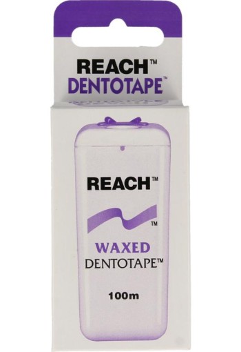 Reach Dentotape waxed floss 100 meter (1 Stuks)