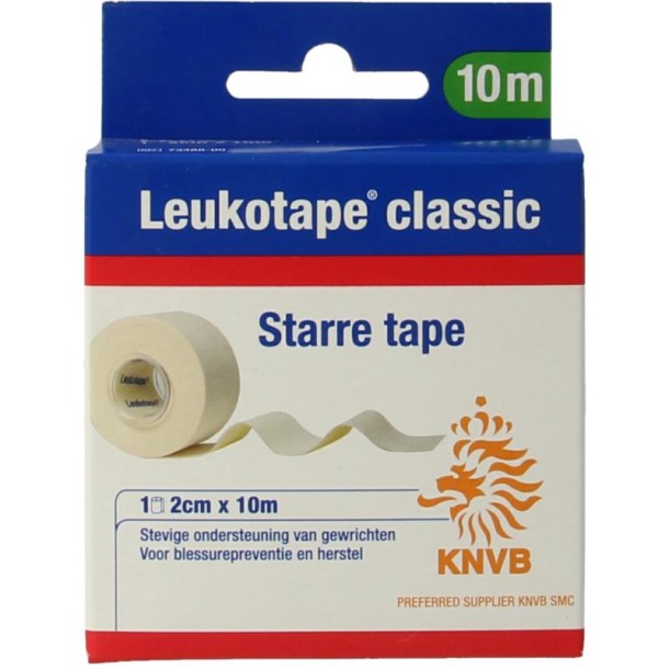 Leukotape Classic starre tape 2cm x 10m (1 Stuks)