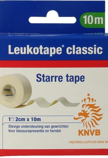 Leukotape Classic starre tape 2cm x 10m (1 Stuks)