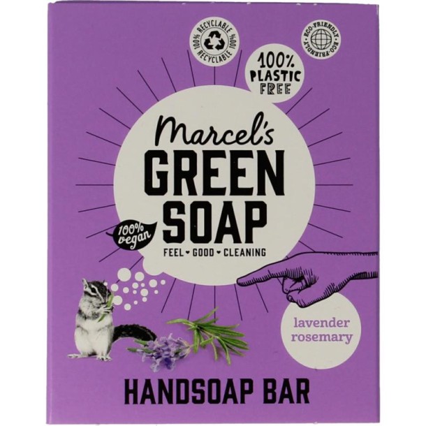 Marcel's GR Soap Handzeep bar lavender & rosemary (90 Gram)