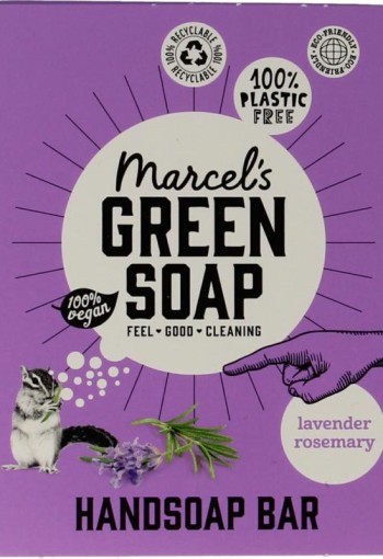 Marcel's GR Soap Handzeep bar lavender & rosemary (90 Gram)