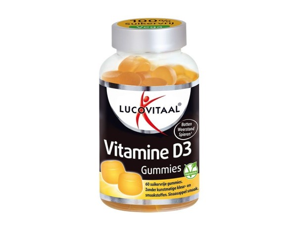Lucovitaal Vitamine D3 gummies 60 Stuks