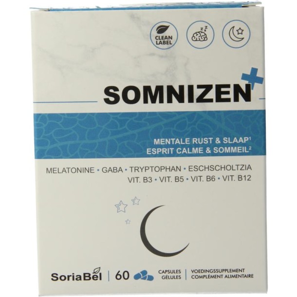 Soriabel Somnizen plus met escholtzia (60 Capsules)