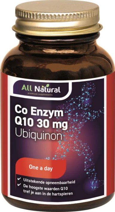 All Natural Q10 co enzym 30mg (60 Capsules)