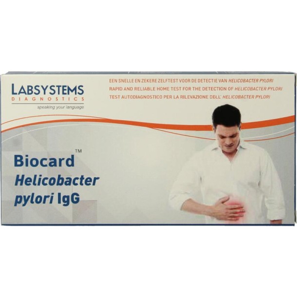 Biocard Helicobacter pylori test (1 Stuks)