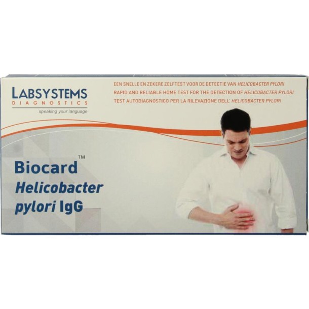 Biocard Helicobacter pylori test (1 Stuks)