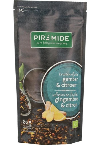 Piramide Gember citroen bio (80 Gram)