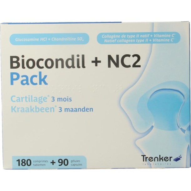 Trenker Biocondil 180 tabs + NC2 90 caps pack (1 Set)