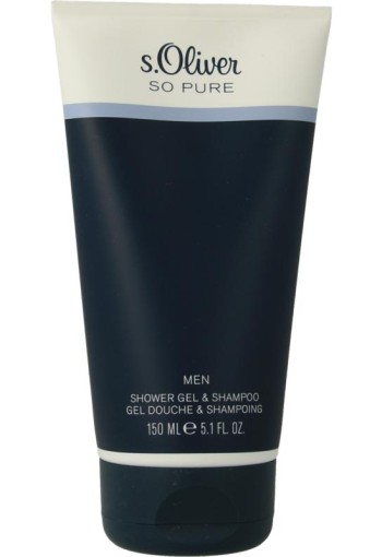 S Oliver So pure men showergel & shampoo (150 Milliliter)