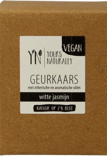 Yours Naturally Votive geurkaars witte jasmijn 9cl (1 Stuks)