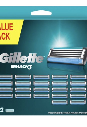 Gillette Mach3 - 22 stuks - Scheermesjes