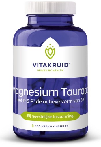 Vitakruid Magnesium tauraat met P-5-P (180 Vegetarische capsules)