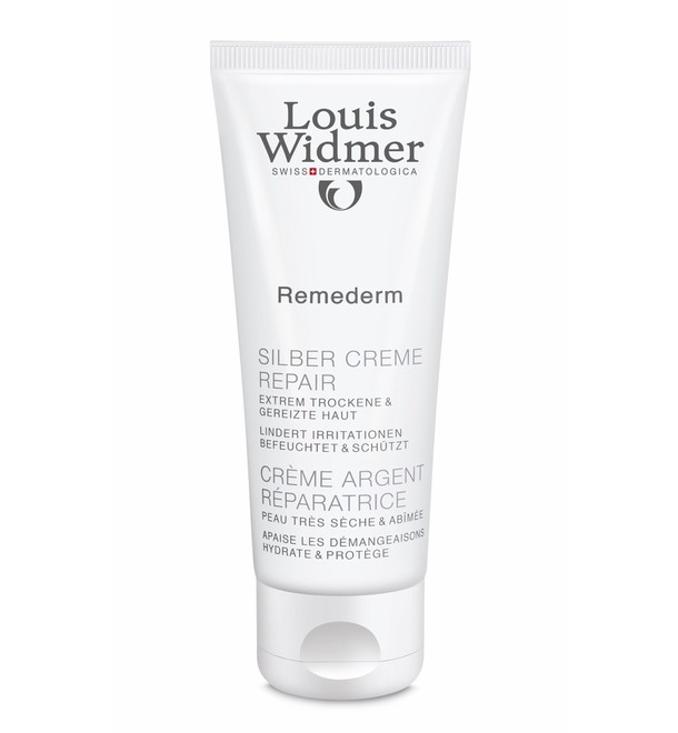 Louis Widmer Remederm Zilver Crème Repair - Zonder Parfum Crème 75 ml