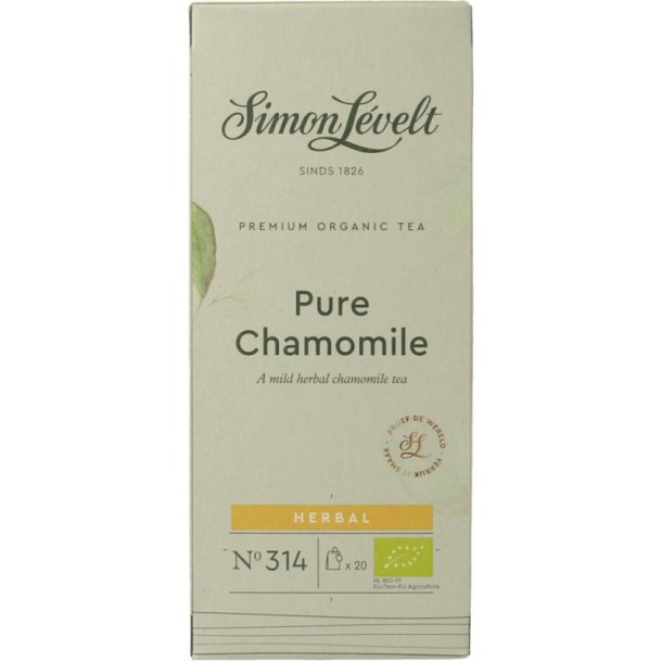 Simon Levelt Pure chamomile bio (20 Zakjes)