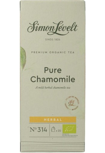 Simon Levelt Pure chamomile bio (20 Zakjes)
