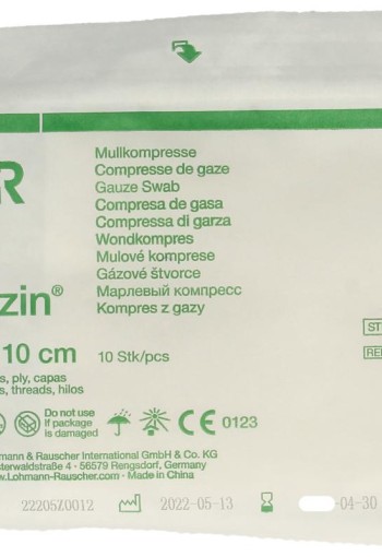 Gazin Gaaskompressen 10 x 10cm steriel (10 Stuks)