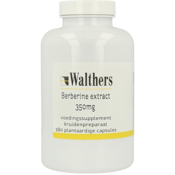Walthers Berberine HCI extract 350 mg (180 Vegetarische capsules)