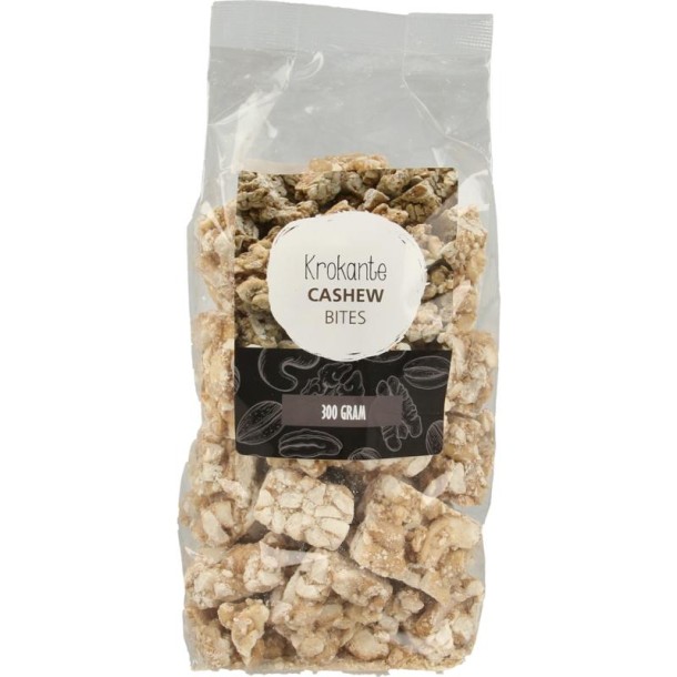 Mijnnatuurwinkel Krokante cashew bites (300 Gram)