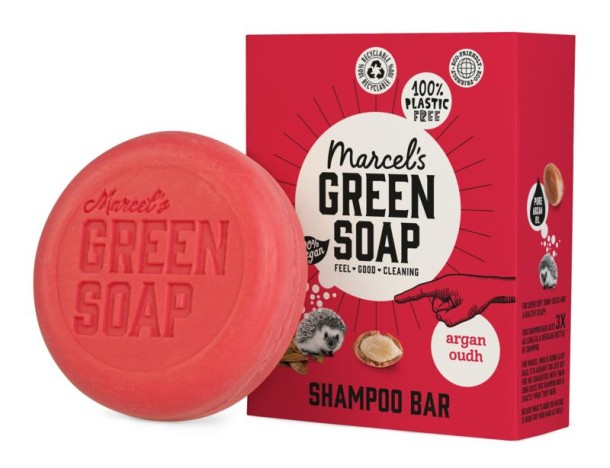 Marcel's GR Soap Shampoo bar argan & oudh (90 Gram)