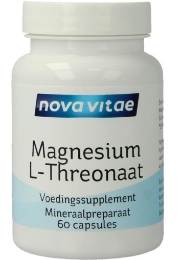 Nova Vitae Magnesium L-threonaat (60 Capsules)