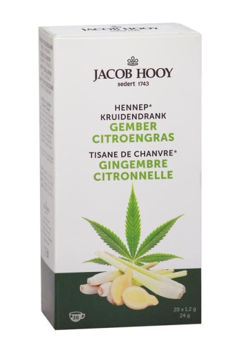 Jacob Hooy Hennep gember citroengras (12 Stuks)