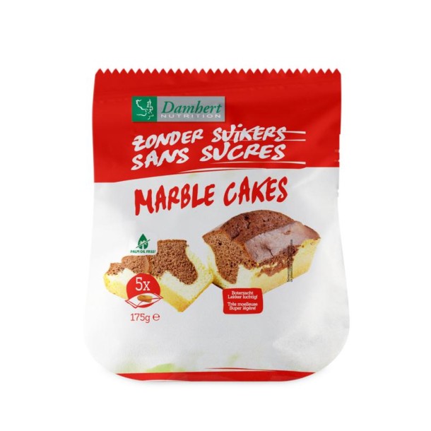 Damhert Marmercakes zonder suikers (175 Gram)