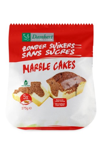 Damhert Marmercakes zonder suikers (175 Gram)