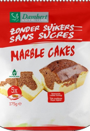 Damhert Marmercakes zonder suikers (175 Gram)