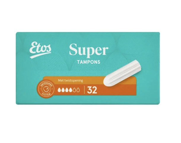 Etos Tam­pons su­per 32 stuks