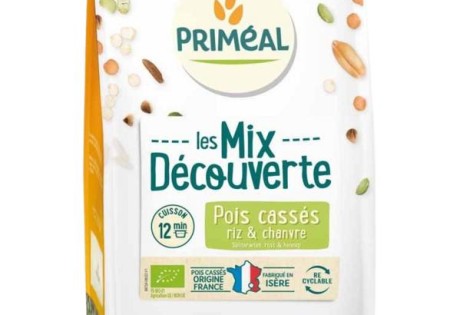 Primeal Mix met spliterwten, rijst & hennep bio (300 Gram)
