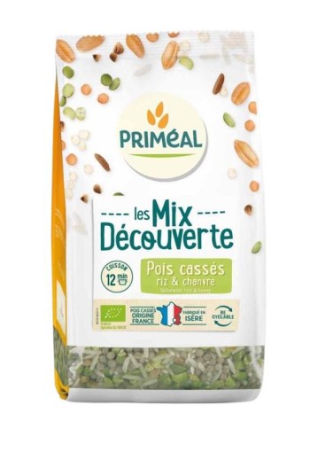 Primeal Mix met spliterwten, rijst & hennep bio (300 Gram)