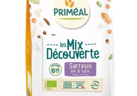 Primeal Granenmix van boekweit tarwe & lupine bio (400 Gram)