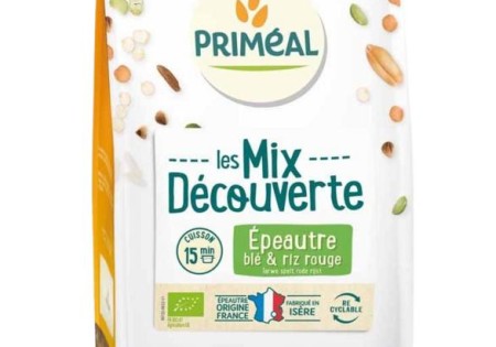 Primeal Granenmix tarwe spelt rode rijst bio (400 Gram)