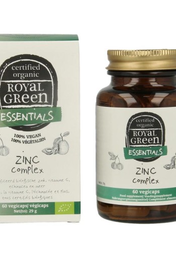 Royal Green Zinc complex bio (60 Vegetarische capsules)