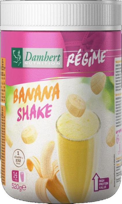 Damhert Regime maaltijd shake banaan (520 Gram)