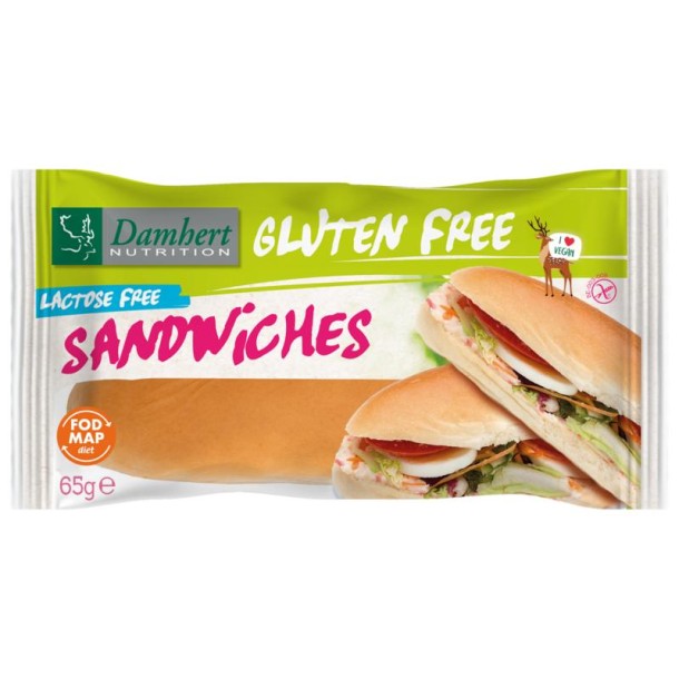 Damhert Sandwiches glutenvrij (65 Gram)