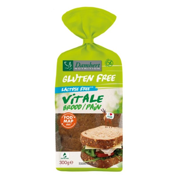 Damhert Vitale brood glutenvrij (300 Gram)