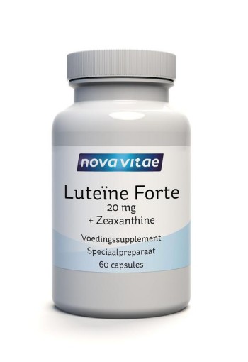 Nova Vitae Luteine forte 20mg + zeaxanthine (60 Vegetarische capsules)