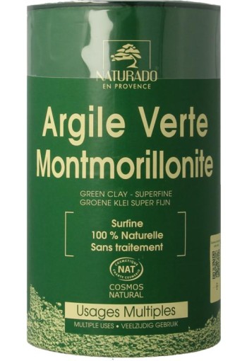 Naturado Groene klei montmorillon fijn (300 Gram)